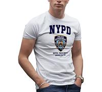 Makdi Brooklyn 99 New York Police Nine Nine T-Shirt Blanc pour Les Hommes Size XL