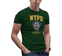 Makdi Brooklyn 99 New York Police Nine Nine T-Shirt Vert Militaire pour Homme Size XXL