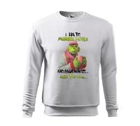Makdi i Hate People menchen and Mornings and Morning People Sweat Blanc Unisex Size L