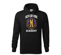 Makdi Nevermore Academy Wednesday Sweat A Capucha Noir Unisex Size S
