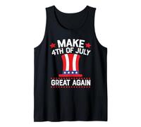 Make 4th of July Great Again Hat Indepedence Day Patriotic Débardeur
