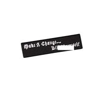 MAKE A CHANGE. DSBM Black Metal Depressive Suicidal Nocturnal Depression Wedard Silencer Kill Thy Light Managarm Mayhem Apati Iron on Patch Souvenir