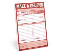 Knock Knock Bloc-notes Make a Decision Pad Abrexin Rouge