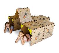 Make-A-Fort Explorer Kit - Construisez des forts, des Tunnels et Plus Encore - pour Les Enfants de 4 Ans et Plus - du Plaisir pour Toute la Famille - Durable, Réutilisable, Fabriqué en Suisse