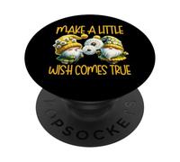 Make A Little Wish Dandelion Gnome Graphic For Gardener PopSockets PopGrip Adhésif