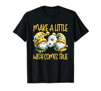 Make A Little Wish Dandelion Gnome Graphic For Gardener T-Shirt