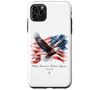 Make America Believe Again - Vintage Watercolor Eagle 1776 Coque pour iPhone 11 Pro Max