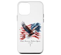 Make America Believe Again - Vintage Watercolor Eagle 1776 Coque pour iPhone 12 Mini