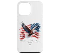 Make America Believe Again - Vintage Watercolor Eagle 1776 Coque pour iPhone 13 Pro Max