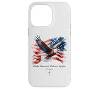 Make America Believe Again - Vintage Watercolor Eagle 1776 Coque pour iPhone 14 Pro Max