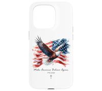 Make America Believe Again - Vintage Watercolor Eagle 1776 Coque pour iPhone 15 Pro