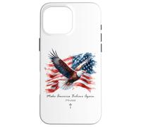 Make America Believe Again - Vintage Watercolor Eagle 1776 Coque pour iPhone 16 Pro Max