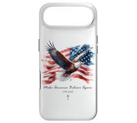 Make America Believe Again - Vintage Watercolor Eagle 1776 Coque pour iPhone Air