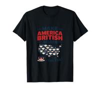 Make America British Again Carte Humoristique pour Les Amateurs de thé T-Shirt