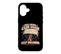 Make America Cash Again - Funny American Political Satire Coque pour iPhone 16