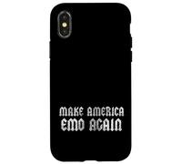 Make America Emo Again Elder Emo Grunge Punk Goth Gothic Coque pour iPhone X/XS