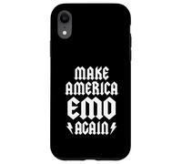 Make America Emo Again Elder Emo Grunge Punk Goth Gothic Coque pour iPhone XR