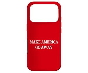 Make America Go Away Funny Anti Trump Political Protest Coque pour iPhone 17 Pro