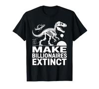 Make Billionaires Distinct Dinosaur Space Vintage Meme T-Shirt