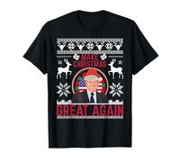 Make Christmas Great Again Trump 2024 Bonnet de Père Noël T-Shirt