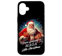Make Christmas Great Again - Trump Santa Funny Graphic Coque pour iPhone 16 Plus