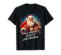 Make Christmas Great Again - Trump Santa Funny Graphic T-Shirt