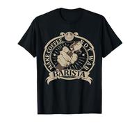 Make Coffee Not War Barista Classic Vintage Peace Advocate T-Shirt