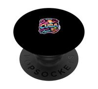 Make Cuba Great Again Carte Politique Liberté Démocratie PopSockets PopGrip Adhésif