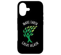 Make Earth Great Again Happy Tree Design pour Le Jour de la Terre Coque pour iPhone 17
