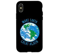 Make Earth Great Again Planète Terre Globe Earth Day Design Coque pour iPhone X/XS