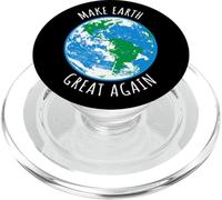 Make Earth Great Again Planète Terre Globe Earth Day Design PopSockets PopGrip pour MagSafe
