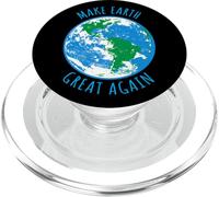Make Earth Great Again Planète Terre Globe Earth Day Design PopSockets PopGrip pour MagSafe