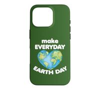 Make Everyday Earth Day Love Planet Heart Anti-déchets Coque pour iPhone 16 Pro
