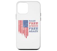 Make Free Speech Free Again: First Amendment Conservative Coque pour iPhone 12 Mini