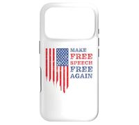 Make Free Speech Free Again: First Amendment Conservative Coque pour iPhone 17 Pro