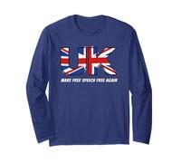Make Free Speech Free Again: UK Flag Conservative Manche Longue