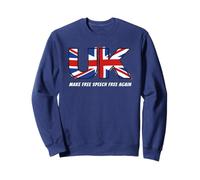 Make Free Speech Free Again: UK Flag Conservative Sweatshirt