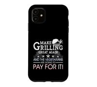 Make Grilling Great Again Trump BBQ Pit Master Grill Cadeau Coque pour iPhone 11