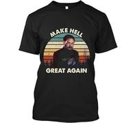 Make Hell Great Again Vintage T Shirt Gift Tee for Men Women Manches Courtes(Medium)