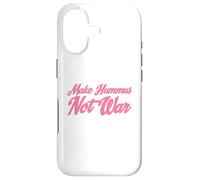 Make Hummus Not War - Peace Middle East Foodie Vegan Coque pour iPhone 17