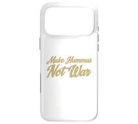 Make Hummus Not War - Peace Middle East Foodie Vegan Coque pour iPhone 17 Pro Max