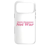 Make Hummus Not War - Peace Middle East Foodie Vegan Coque pour iPhone 17 Pro Max