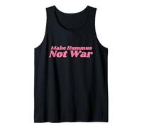 Make Hummus Not War - Peace Middle East Foodie Vegan Débardeur