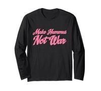 Make Hummus Not War - Peace Middle East Foodie Vegan Manche Longue