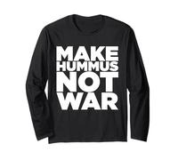 Make Hummus Not War - Peace Middle East Foodie Vegan Manche Longue