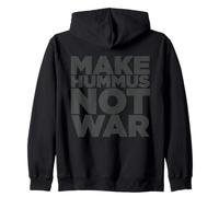 Make Hummus Not War - Peace Middle East Foodie Vegan Sweat à Capuche