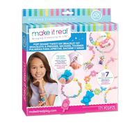 Make It Real 2901328 Pop! Shake! Twist! Kit de bracelets DIY avec pendentif fidget pour enfants