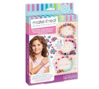 Make It Real – Kit de création Bedazzled! Charm Bracelets Blooming créativité – Perles pour filles
