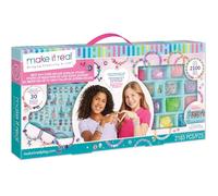 Make It Real: Best Day Ever! Deluxe Jewelry Studio - 2183 pièces - Kit de bricolage - Design et fabrication de plus de 30 Breacelets, perles et breloques, filles et enfants à partir de 8 ans