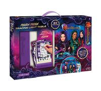 Make It Real Cadeaux Disney Tablette de Dessin Lumineuse Portable avec Pages pré-imprimées des Descendants 3 - Loisirs créatifs pour Enfants - Cadeaux pour Adolescents